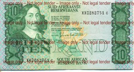 ## SA Gerhard de Kock Replacement R10 note XX 0282751 ##