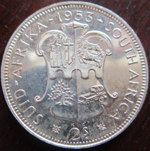 ## Proof 1953 2 shilling ##