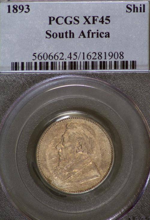 1893 XF45 SCARCEST 1 SHILLING AT R1 START