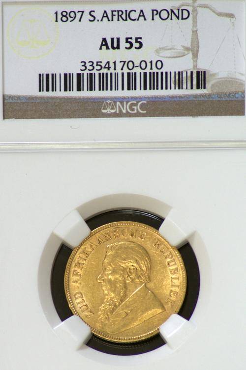ZAR GOLD POND 1897 ### AU55 STUNNING & VALUABLE