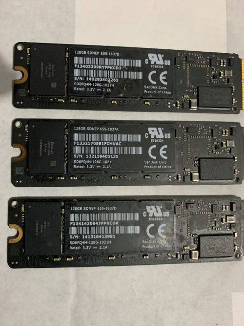 Sandisk 128GB SDNEP SSD for MacBook Pro/Air A1465/A1466/A1502