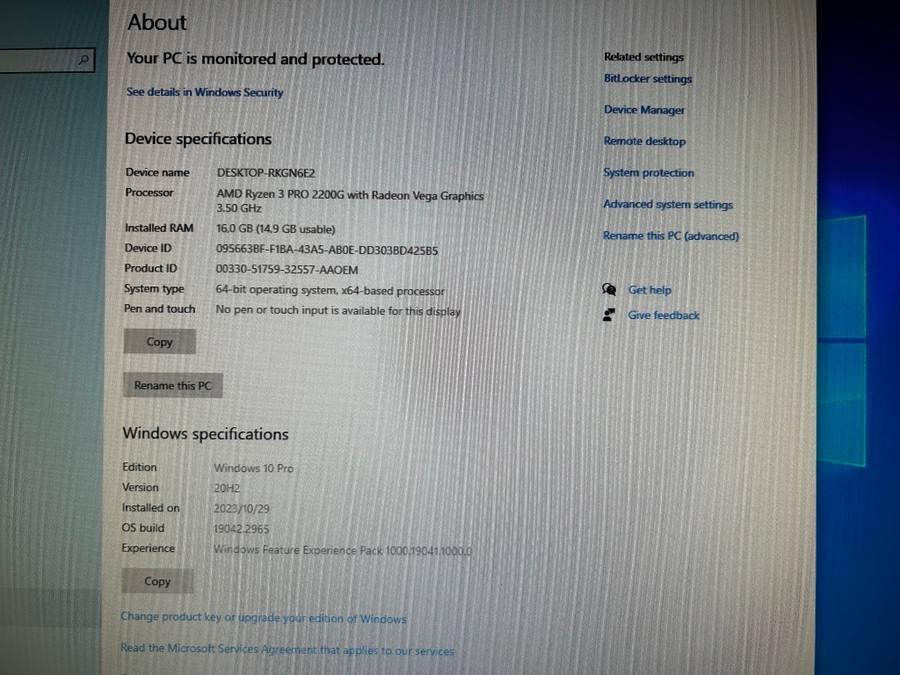 HP EliteDesk 705 G4 SFF AMD Ryzen 3 2200G Pro 512GB/1TB/16GB/Win 10 Pro