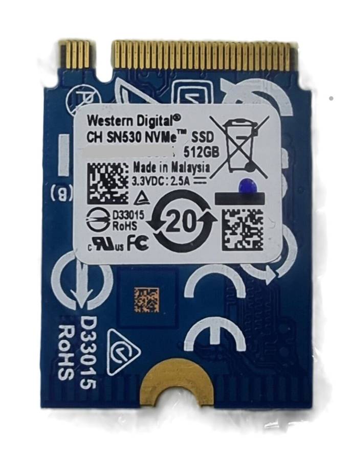 Western Digital CH SN530 512GB m.2 2230 SSD *READ FULL DESCRIPTION*