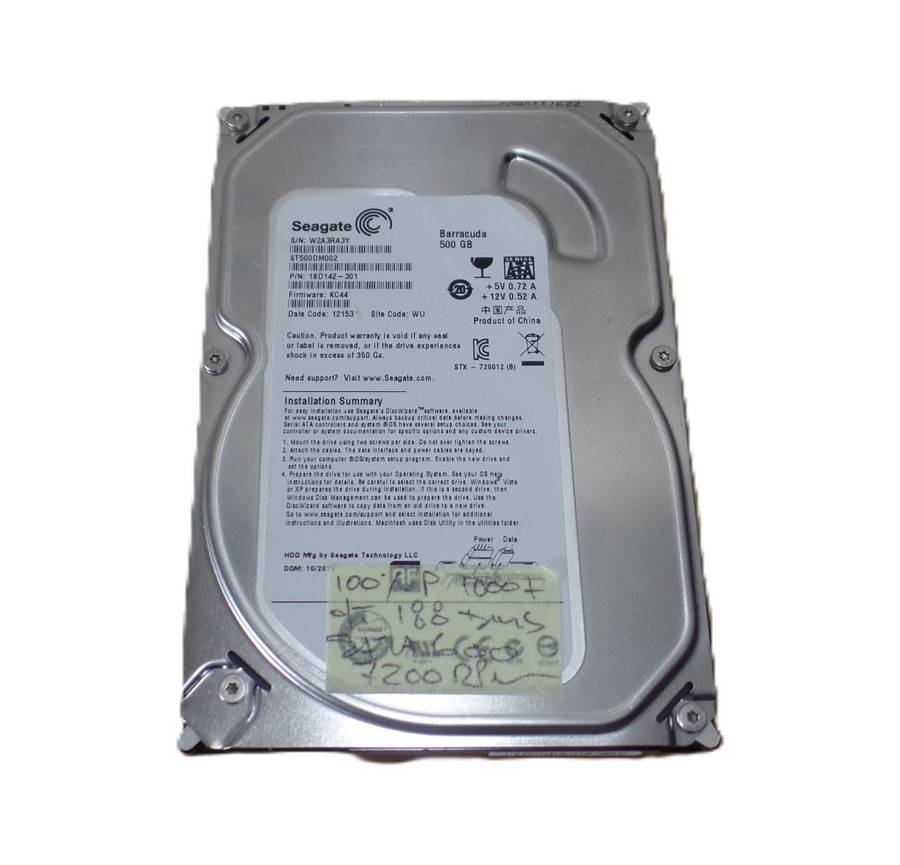Seagate Barracuda 500GB Desktop HDD