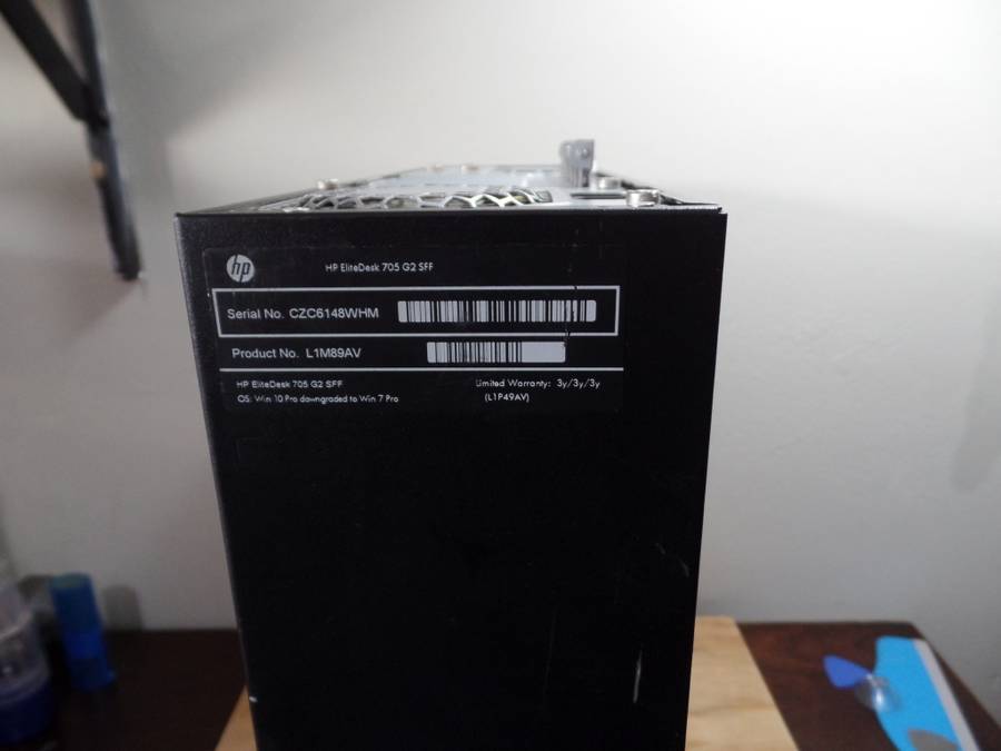 HP EliteDesk 705 G2 SFF AMD PRO A10 3.60GHz R7 1TB 3.5` HDD 8GB DDR3  Win 11 Pro *READ DESCRIPTION*