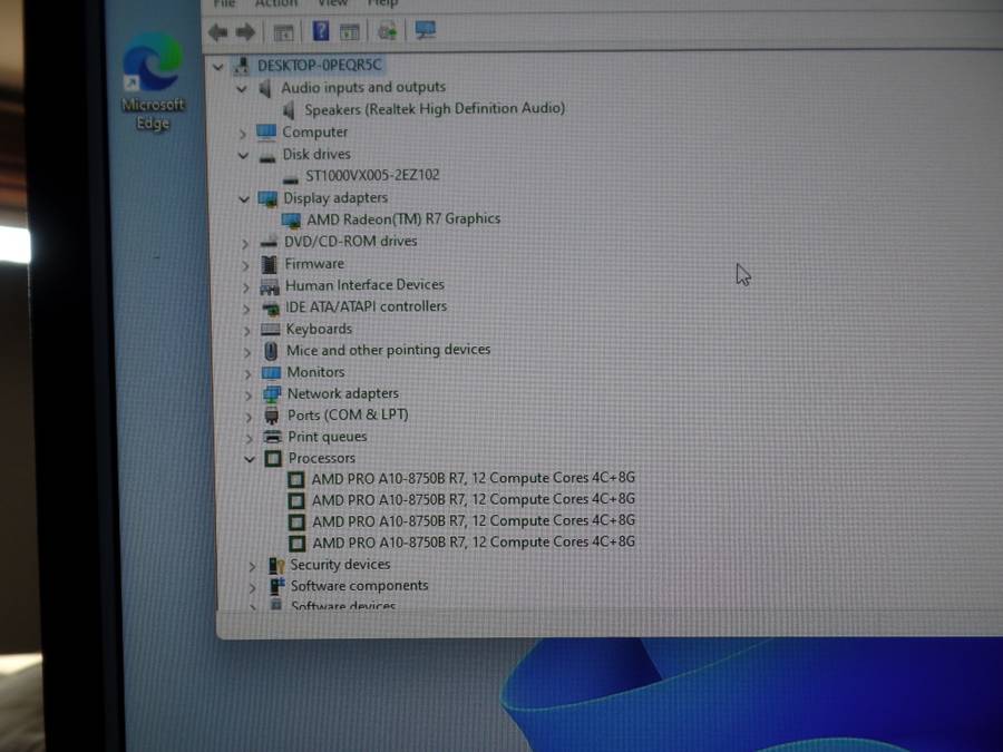 HP EliteDesk 705 G2 SFF AMD PRO A10 3.60GHz R7 1TB 3.5` HDD 8GB DDR3  Win 11 Pro *READ DESCRIPTION*