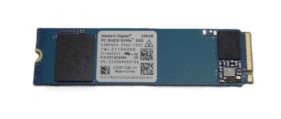 Western Digital 256GB M.2 2280 NVMe SSD *POWER ON TIME 3 DAYS*