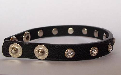 STUNNING LEATHER BRACELET WITH SWAROVSKI'S - DON'T MISS OUT!!!