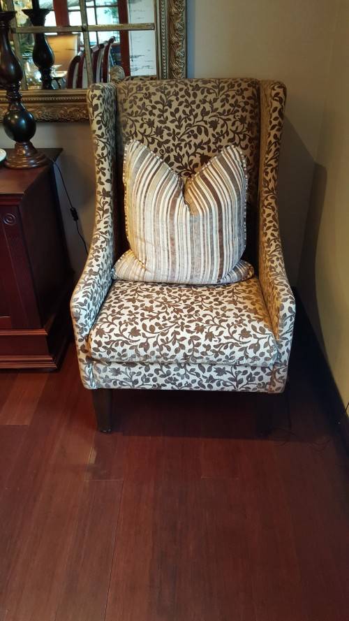 Wetherlys Home Fabric Chairs x 2 - worth R14k!