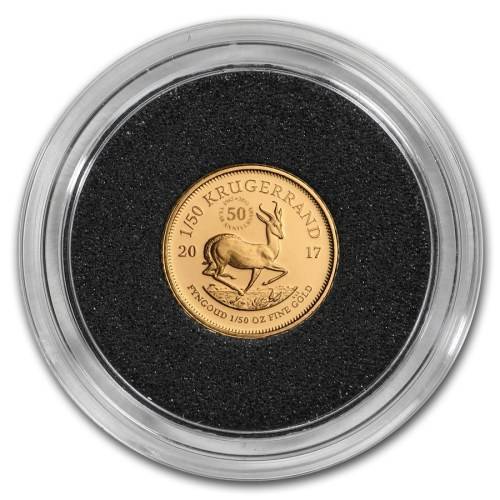 2017 South Africa 1/50 oz Proof Gold Krugerrand