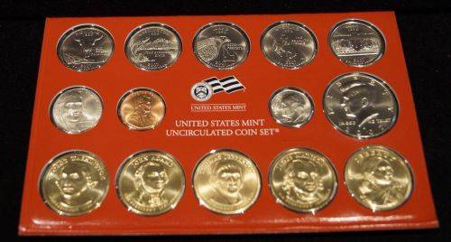 2007 US Denver Mint Uncirculated 14-Coin Set - Sealed USA Government Packaging