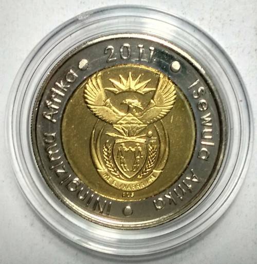 RARE ! - 2011 R5 SA MINT COIN WORLD "OOM PAUL PRESS MINT MARK" - BU LIMITED EDITION with COA
