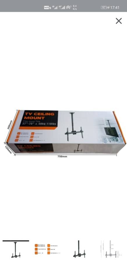 TV CEILING MOUNT