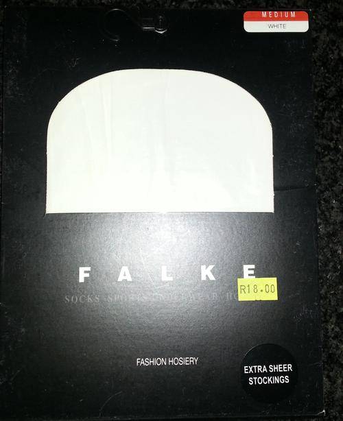 Falke Fashion Hosiery - Extra Sheer Stockings - Small - White