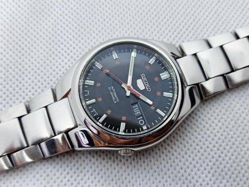 Seiko 5 Milgauss Homage Black REF- SNK617K1