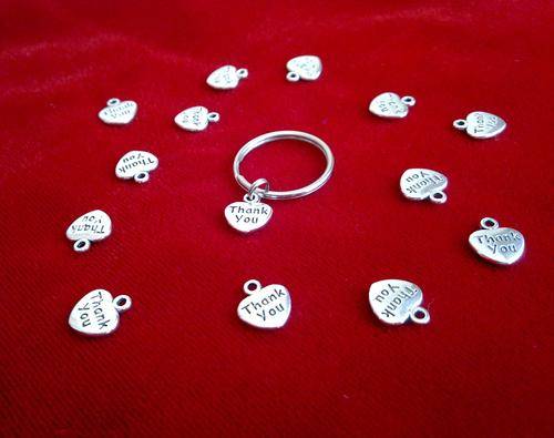 Thank You Heart Key Ring (Favour) ***50pcs*** SPECIAL OFFER!