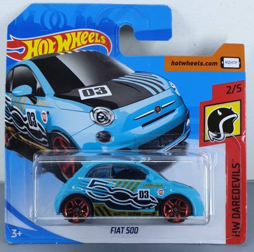 Hotwheels Diecast Hot Wheels 1/64 - Fiat 500