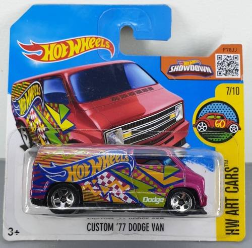 Hotwheels Diecast Hot Wheels 1/64 - Custom '77 Dodge Van