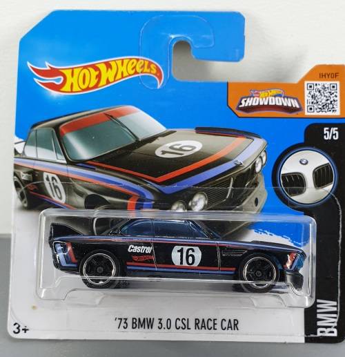 Hotwheels Diecast Hot Wheels 1/64 - '73 BMW 3.0 CSL Race Car