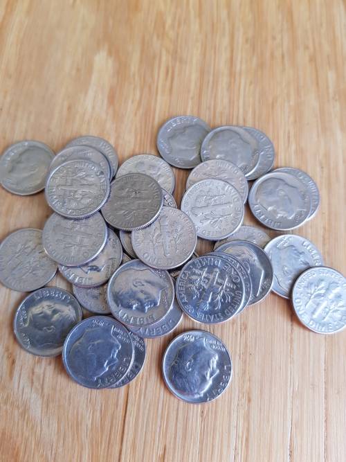 American one dime coins