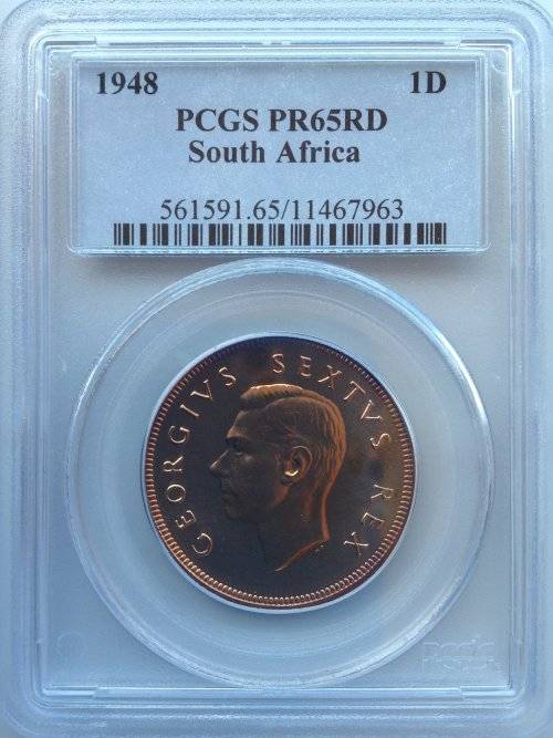 1948  1 P (PENNY) - PCGS GRADED PF65RD