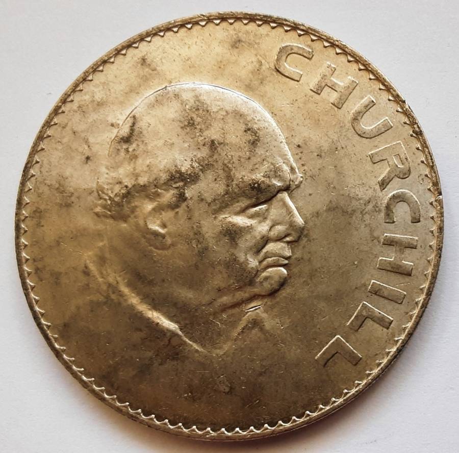 Britain`s First Decimal Coins + 1919 3 pence + 1891 1 penny + 1953 3 pence + 3x 1965 Churchill Crown