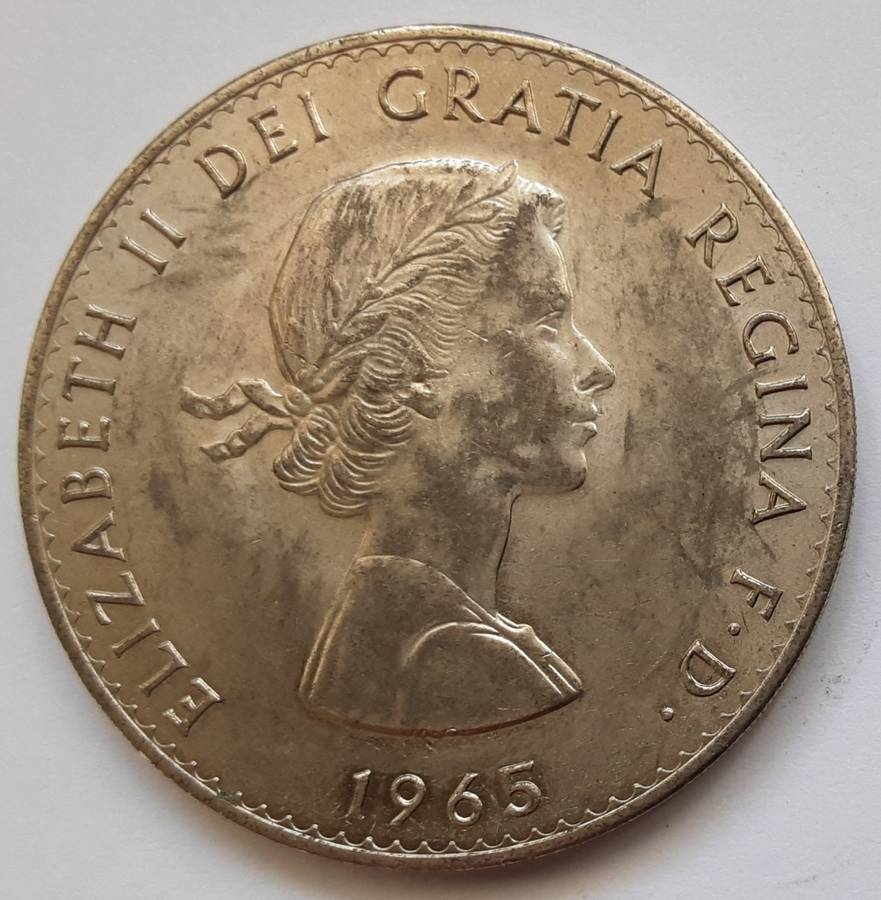 Britain`s First Decimal Coins + 1919 3 pence + 1891 1 penny + 1953 3 pence + 3x 1965 Churchill Crown