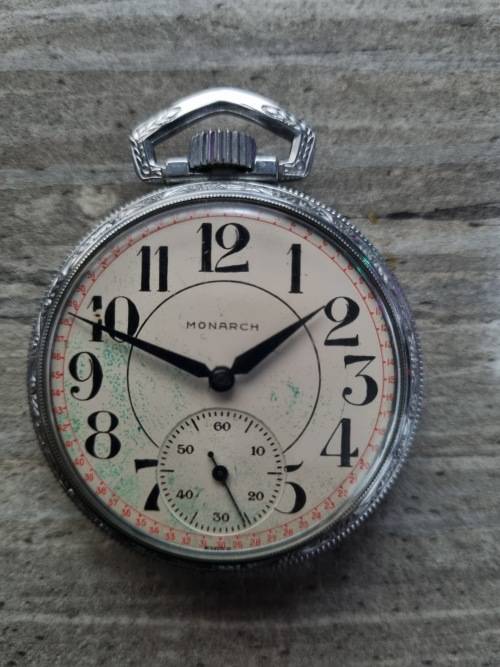 OLD SWISS POCKET WATCH WORKING