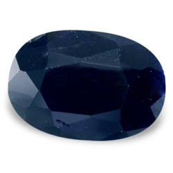 SAPPHIRE - OVAL FACET. FREE SHIPPING.