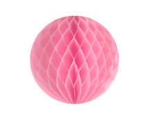 Honeycomb paper ball- 20CM- PINK