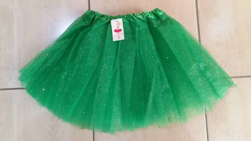 Adult GLITTER tutu skirt- 40cm- GREEN