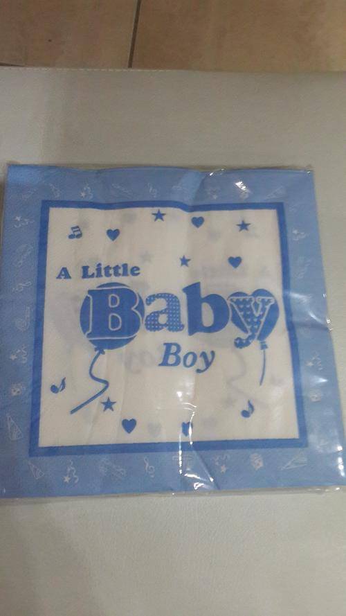 Baby shower seviettes (boy)