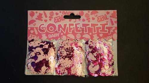 Baby shower confetti (Girl)-Was R20 NOW R15