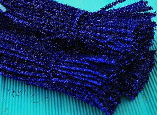 Blue Chenille stems/ Pipe cleaners (24 per pack)