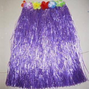 Hawaiian party long skirt- PURPLE