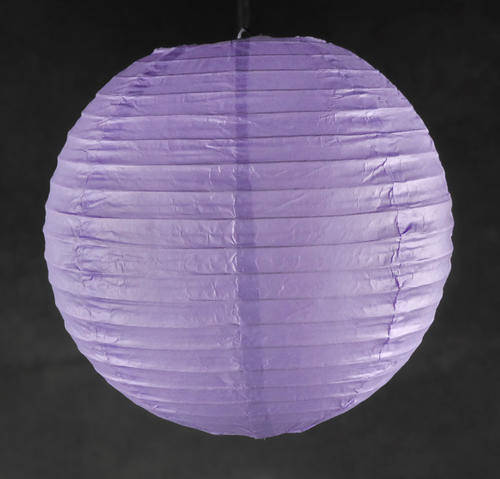 Chinese paper lanterns: 30 cm- LIGHT PURPLE