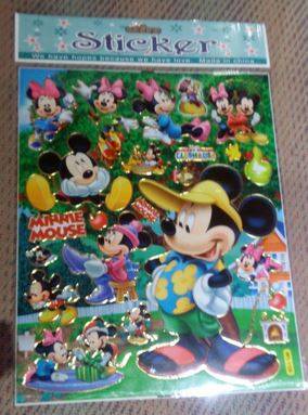 Mickey & Minnie Mouse sticker sheet