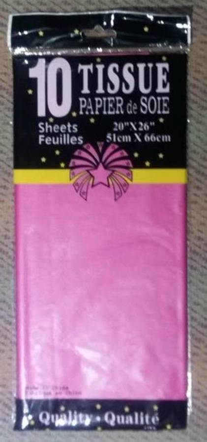 Tissue paper sheets(10)- DARK PINK 51CM BY 66CM