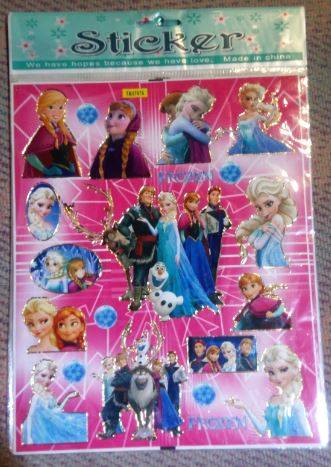 FROZEN sticker sheet