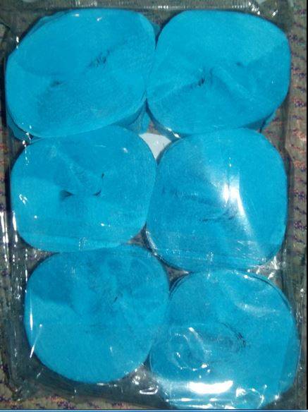 Blue streamers- 6 per pack