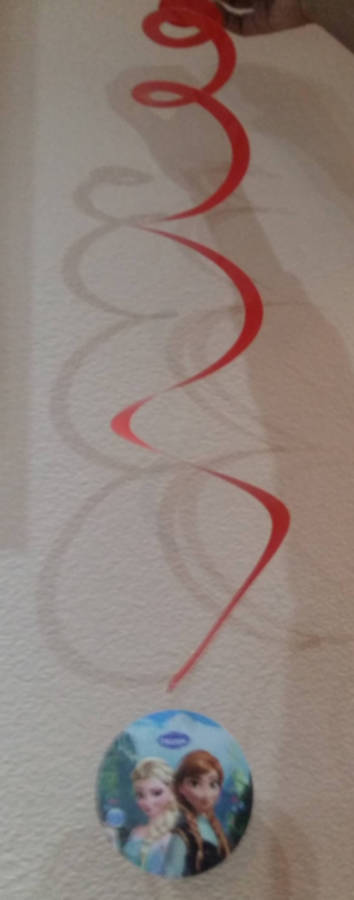 Frozen Party Swirl Decoration