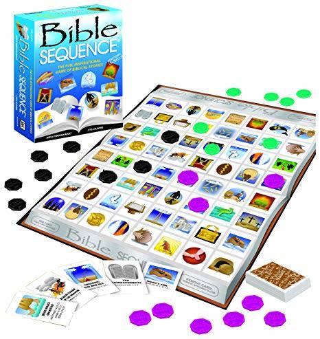 BIBLE SEQUENCE BOARD GAME / THE FUN, INSPIRATIONAL GAME OF BIBLICAL STORIES / SOCIAL ACTIVITY GAME