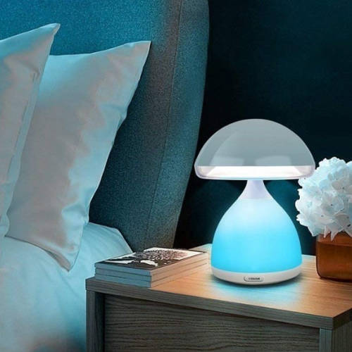 MULTI COLOUR TOUCH CONTROL MUSHROOM THEMED DESK / NIGHT STAND / NIGHT / KIDS LAMP