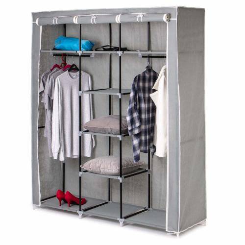 Tri / Triple Storage / Organizing / Space Saving / Diy / Canvas Wardrobe / Closet