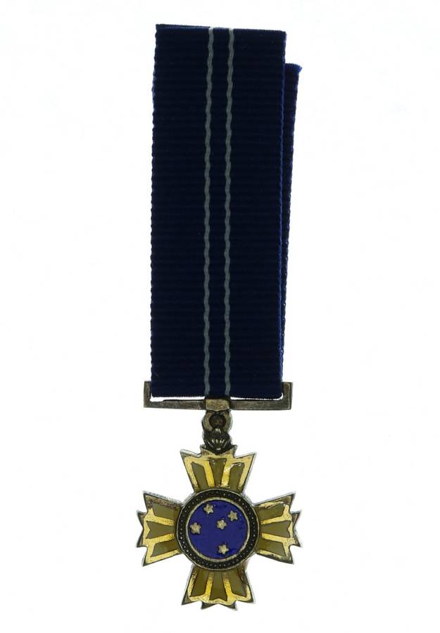 Miniature South African Defence Force Southern Cross Decoration EF (roudel and cross epoxy covered)