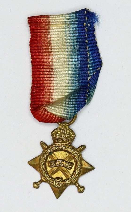 MINIATURE MEDAL: 1914 - 15 STAR EF
