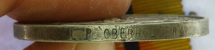 ABO medal to Burger Lourens Petrus Oberholzer Wolmaranstad Commando (P.O.W.) NEF