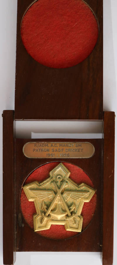 SADF Medallion Rear Admiral AC Mandy SM in box EF