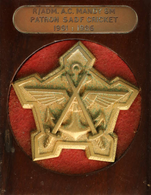 SADF Medallion Rear Admiral AC Mandy SM in box EF