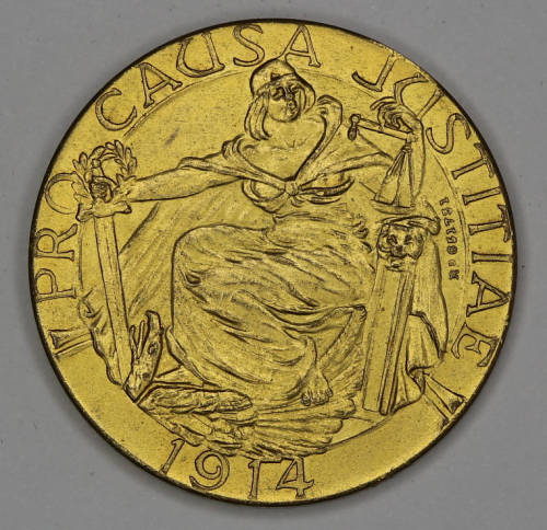 WWI Commemorative Medal with seven Allied Leaders on Reverse 35mm EF